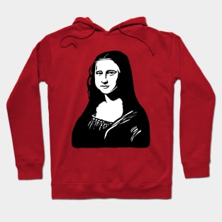 Mona Lisa Illustration Hoodie